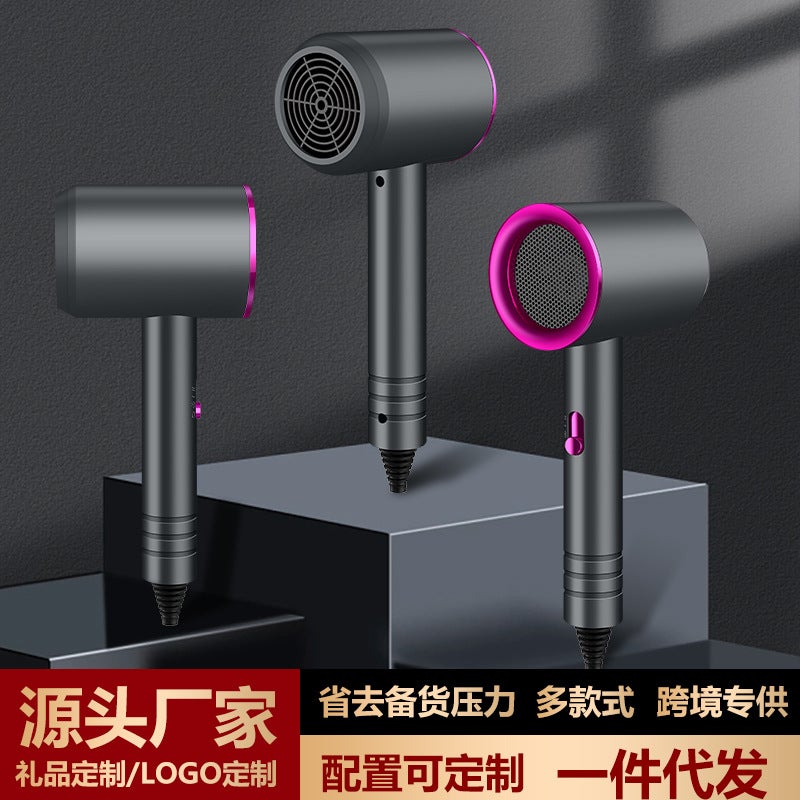 مجفف شعر منزلي ضوء أزرق أيون سالب مجفف شعر صالون عالي القوة مجفف شعر سكني بارد وهواء هدية مجفف شعر - Image 2